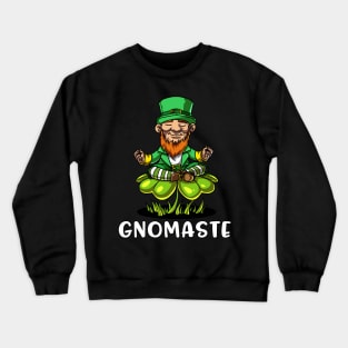 Leprechaun St Patricks Yoga Crewneck Sweatshirt